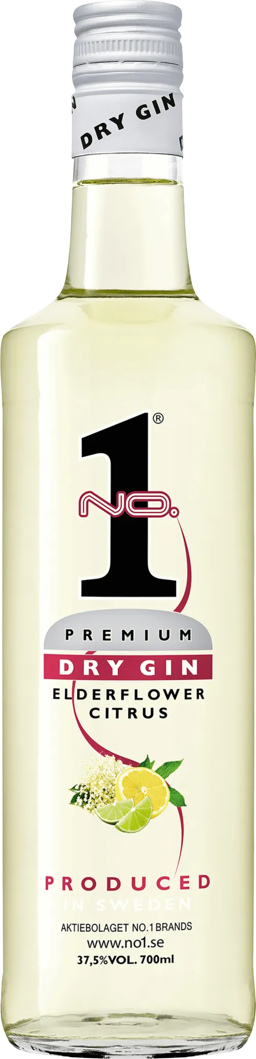 No. 1 Premium Dry Gin Elderflower Citrus