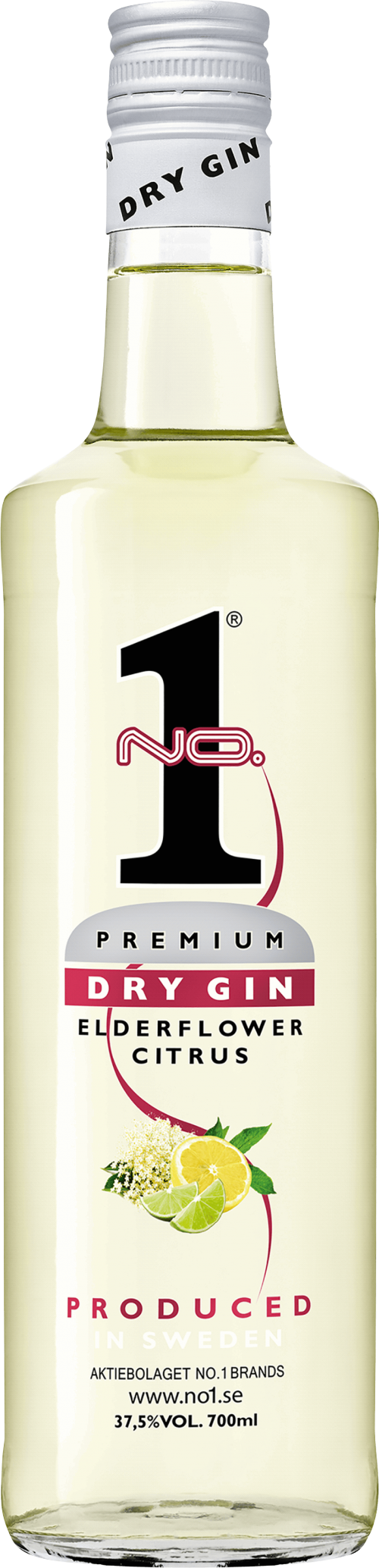 No. 1 Premium Dry Gin Elderflower Citrus