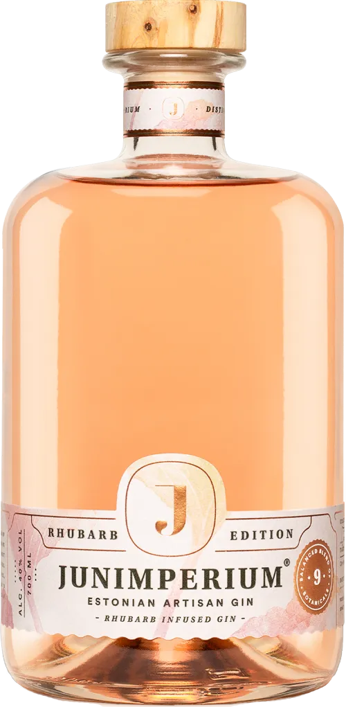 Junimperium Rhubarb Infused Gin Rhubarb Edition