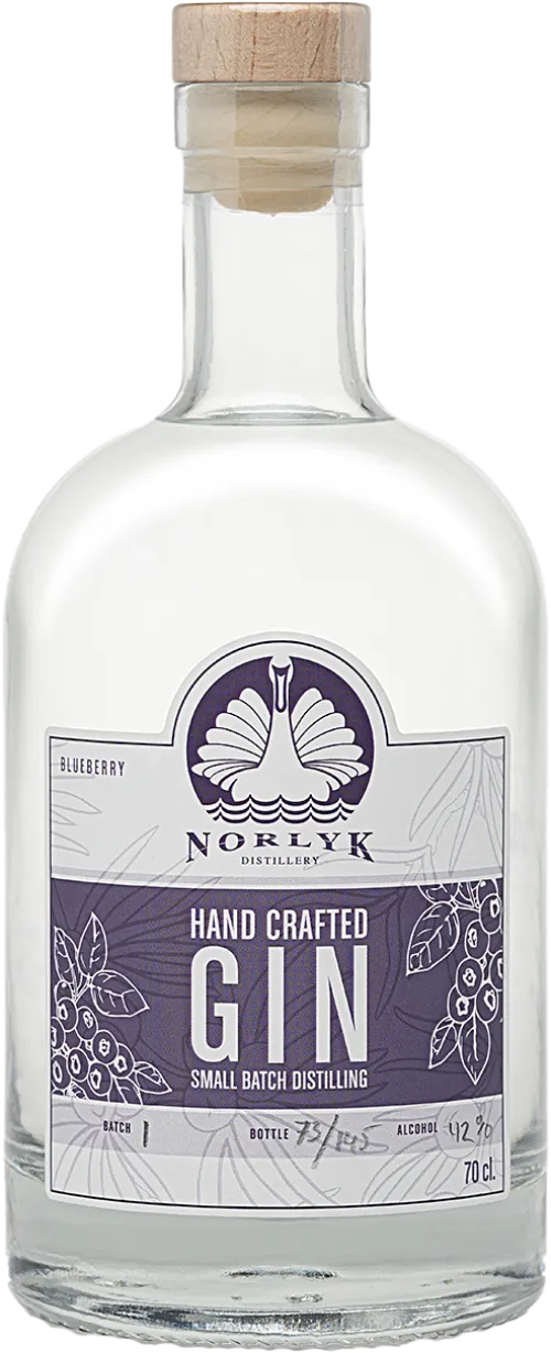 Norlyk Distillery Hand Crafted Gin Blueberry