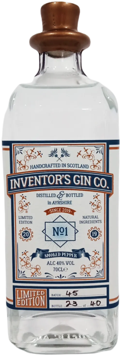 Inventor's Gin Co. No. 1 Smoked Pepper Limited Edition