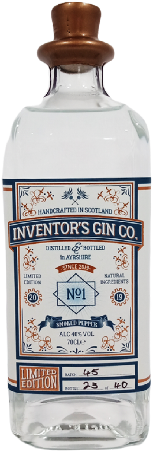 Inventor's Gin Co. No. 1 Smoked Pepper Limited Edition