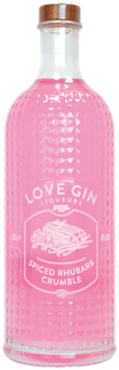 Eden Mill Love Gin Liqueur Spiced Rhubarb Crumble