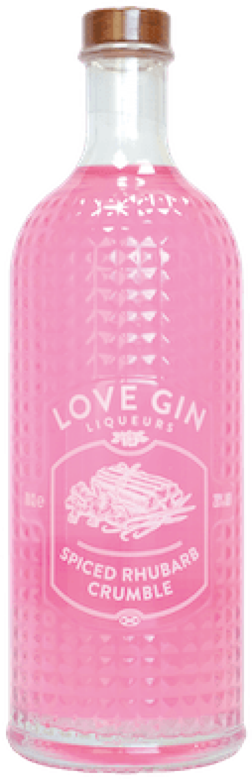 Eden Mill Love Gin Liqueur Spiced Rhubarb Crumble