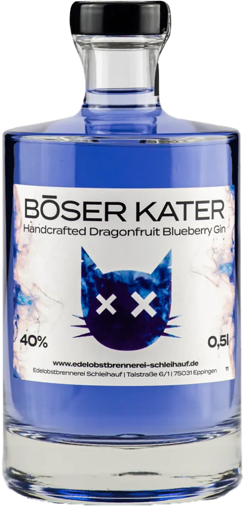 Böser Kater Handcrafted Dragonfruit Blueberry Gin