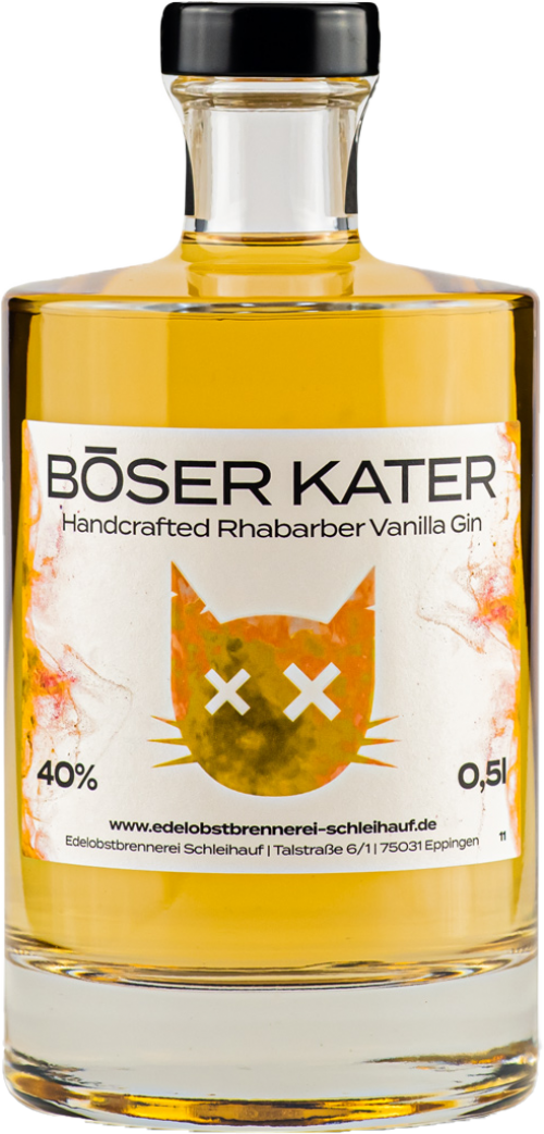 Böser Kater Handcrafted Rhabarber Vanilla Gin