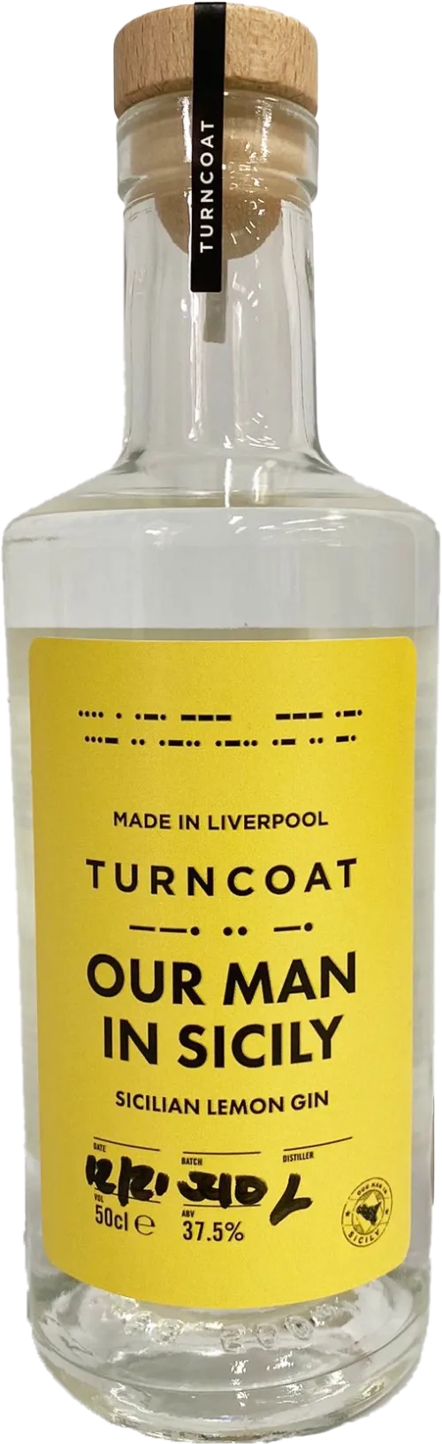 Turncoat Our Man in Sicily Gin Sicilian Lemon Gin