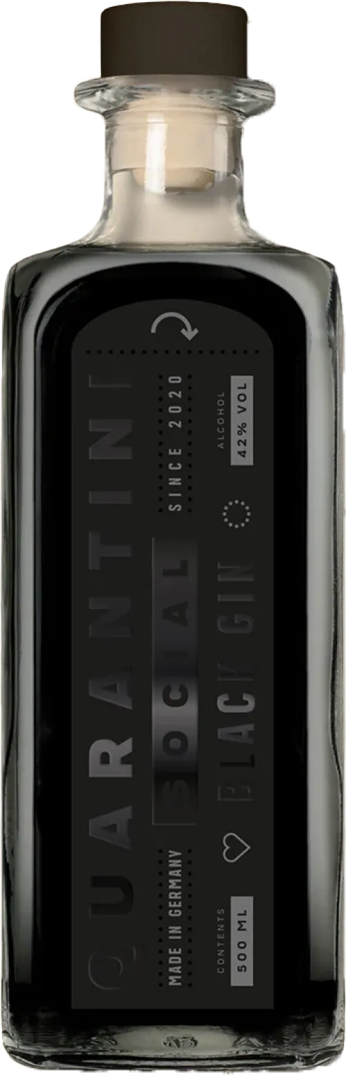 Quarantini Social Black Gin