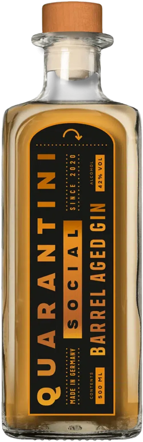 Quarantini Social Barrel Aged Gin