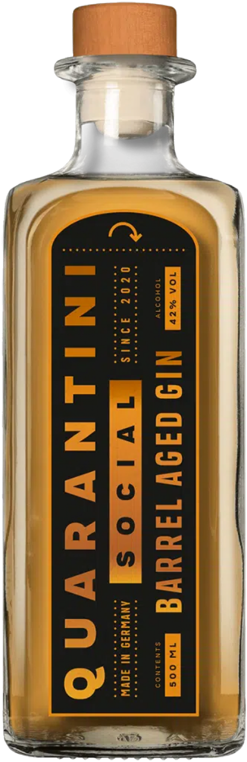 Quarantini Social Barrel Aged Gin