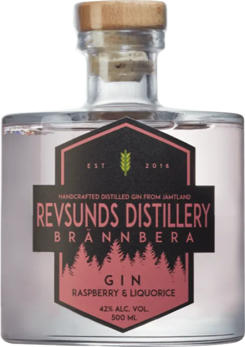 Revsunds Distillery Brännbera Gin Raspberry & Liquorice