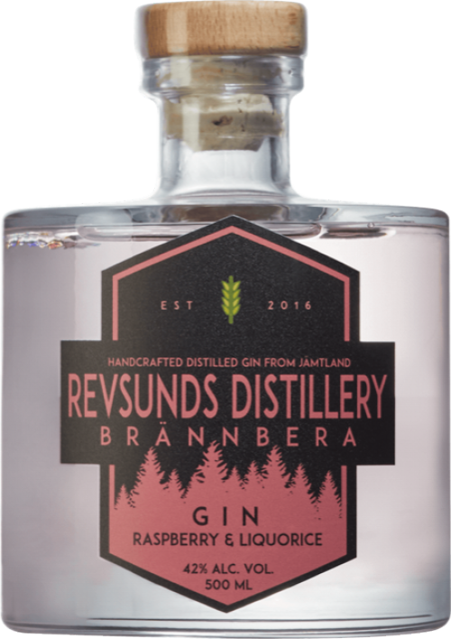 Revsunds Distillery Brännbera Gin Raspberry & Liquorice