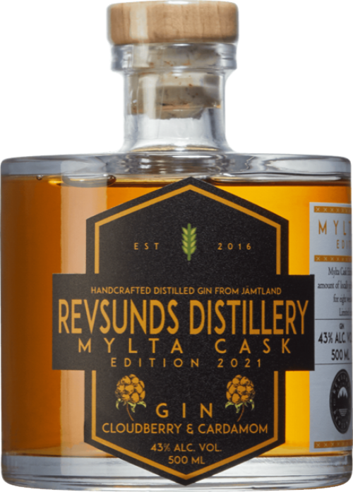 Revsunds Distillery Mylta Cask Edition 2021 Gin Cloudberry & Cardamom
