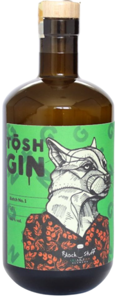 Tōsh Black Stuff Gin London Dry Gin