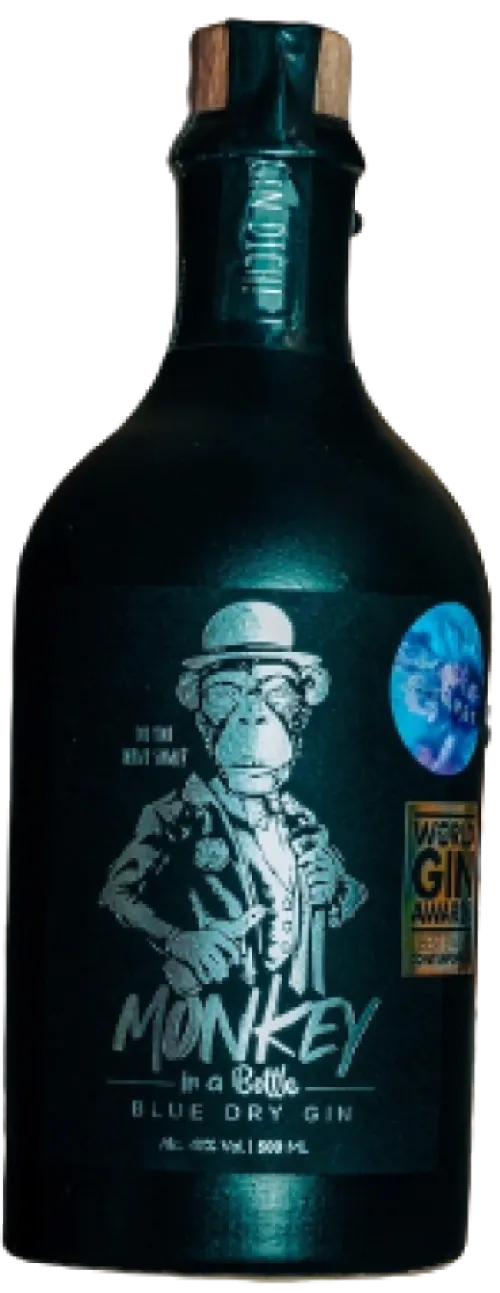 Monkey in a Bottle Blue Dry Gin