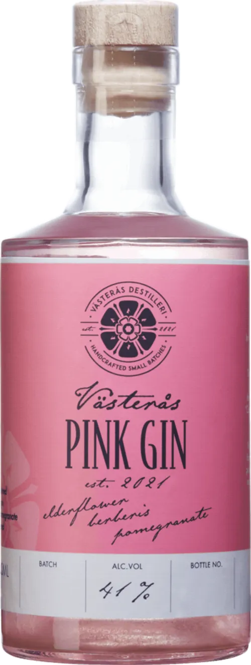 Västerås Pink Gin Elderflower, Berberis, Pomegranate