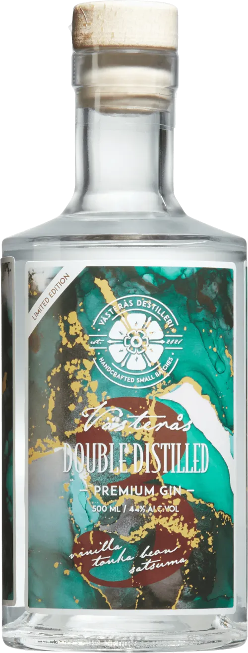 Västerås Double Distilled Premium Gin Vanilla, Tonka bean, Satsuma
