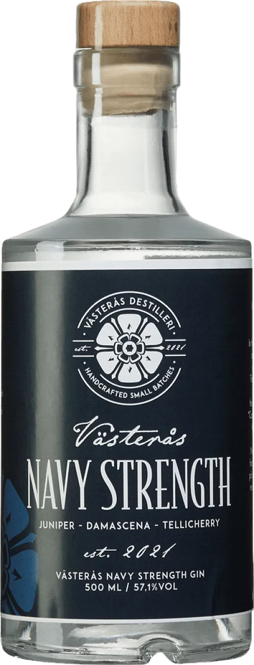 Västerås Navy Strength Gin Juniper, Damascena, Tellicherry