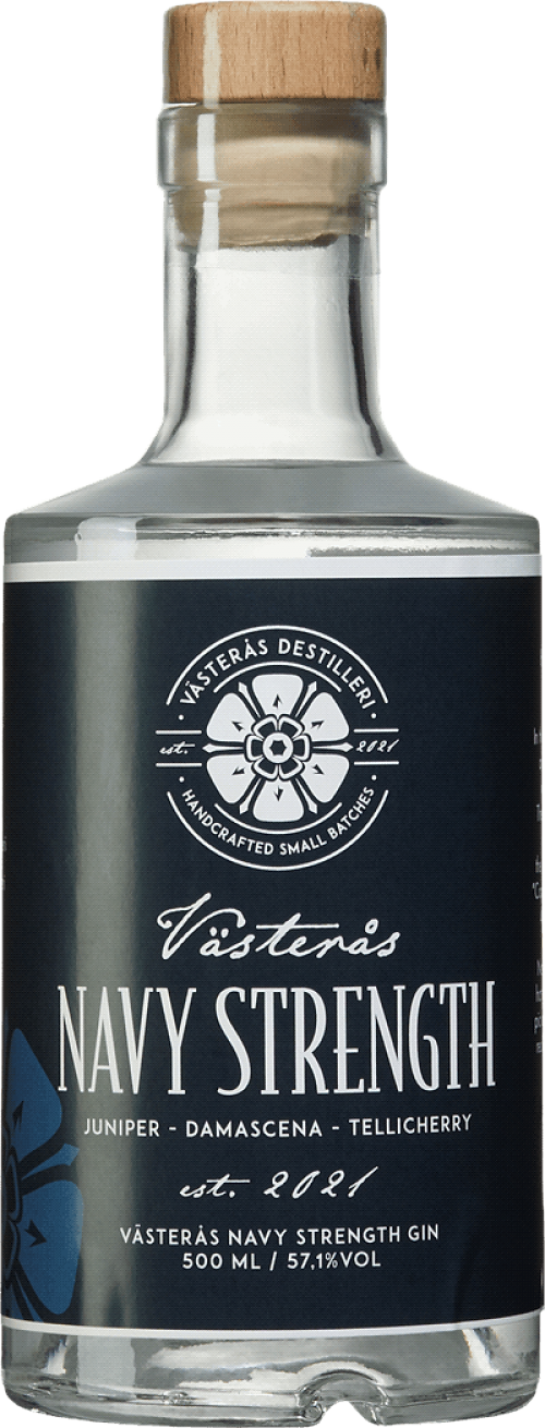 Västerås Navy Strength Gin Juniper, Damascena, Tellicherry