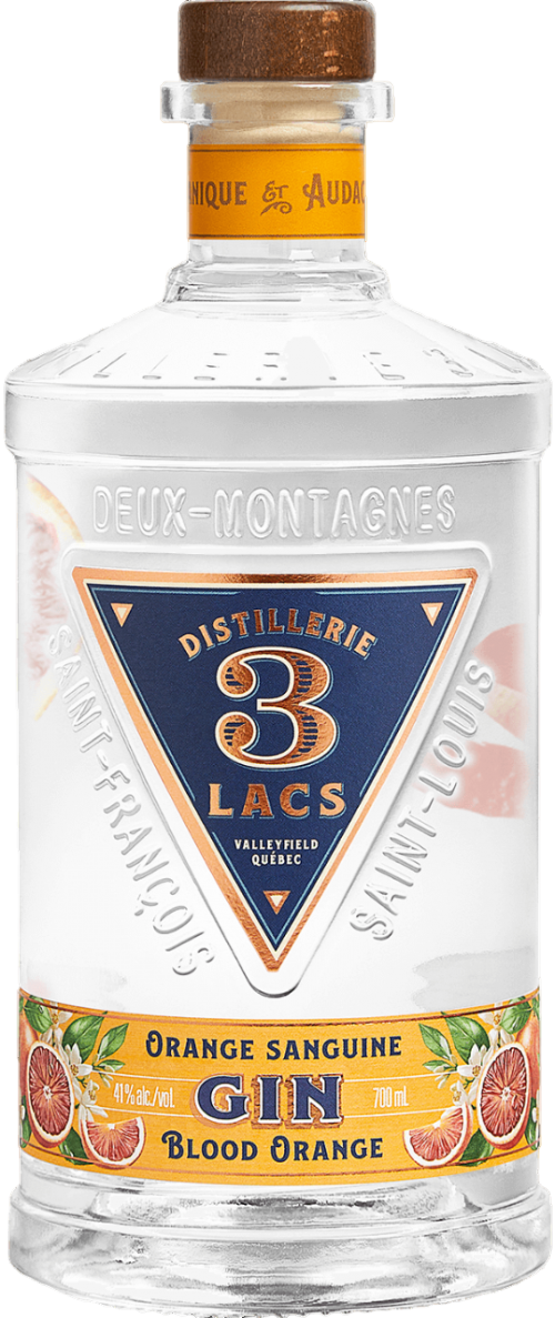 Distillerie 3 Lacs Gin Orange Sanguine