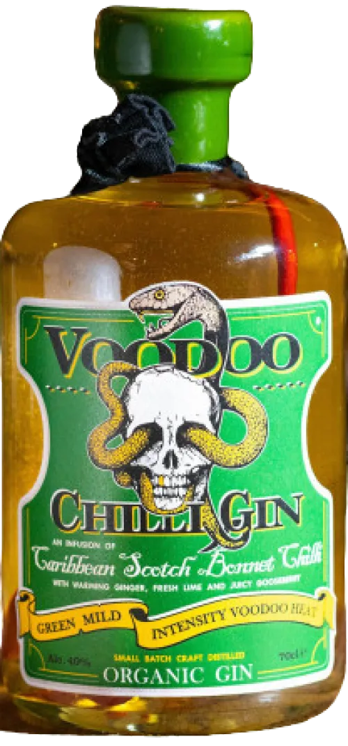 Gin & Juice Voodoo Chili "Green Mild Heat" Organic Craft Gin