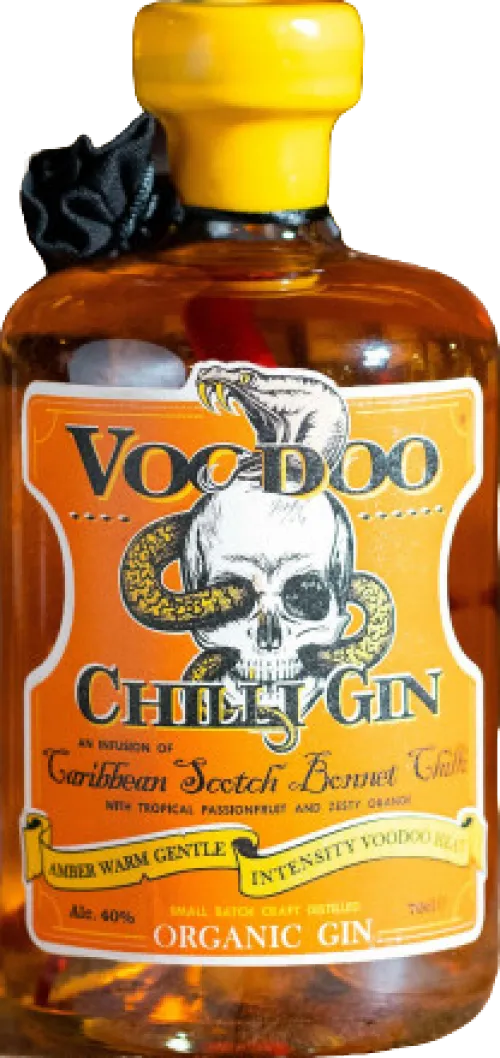 Gin & Juice Voodoo Chili "Ambre Hot Heat" Organic Craft Gin