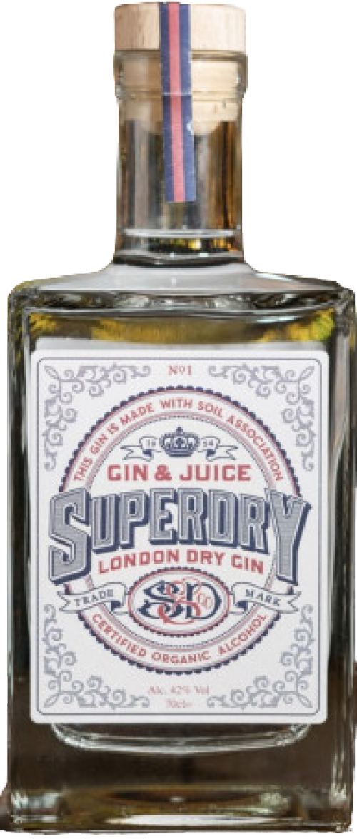 Gin & Juice Superdry London Dry, Japanese Fusion Organic Gin