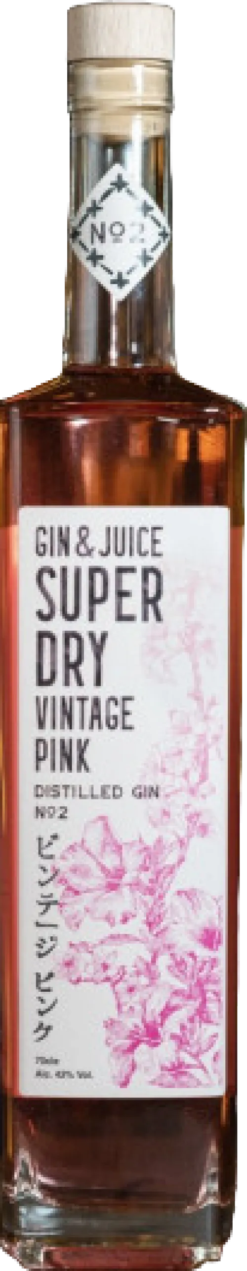 Gin & Juice Superdry Vintage Pink Organic Gin