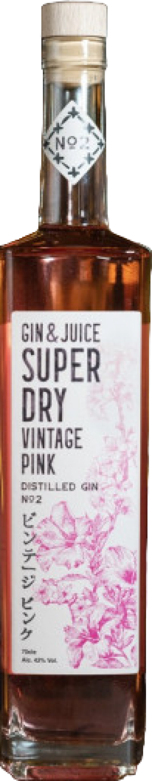 Gin & Juice Superdry Vintage Pink Organic Gin