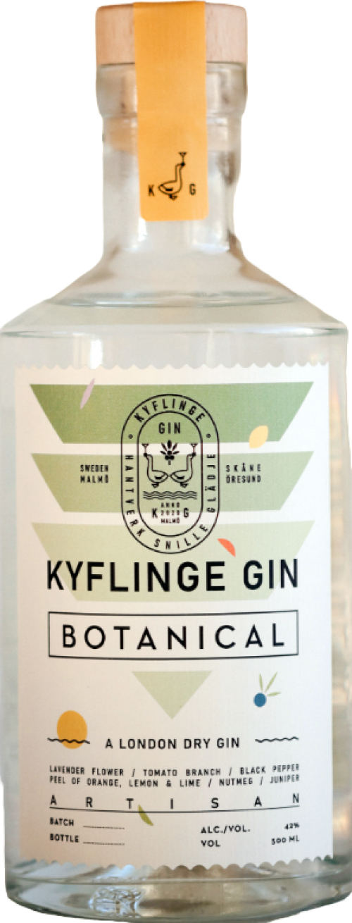 Kyflinge Gin Botanical London Dry Gin