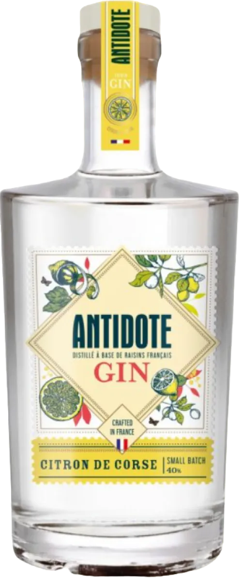 Gin Antidote Citron de Corse Made in France