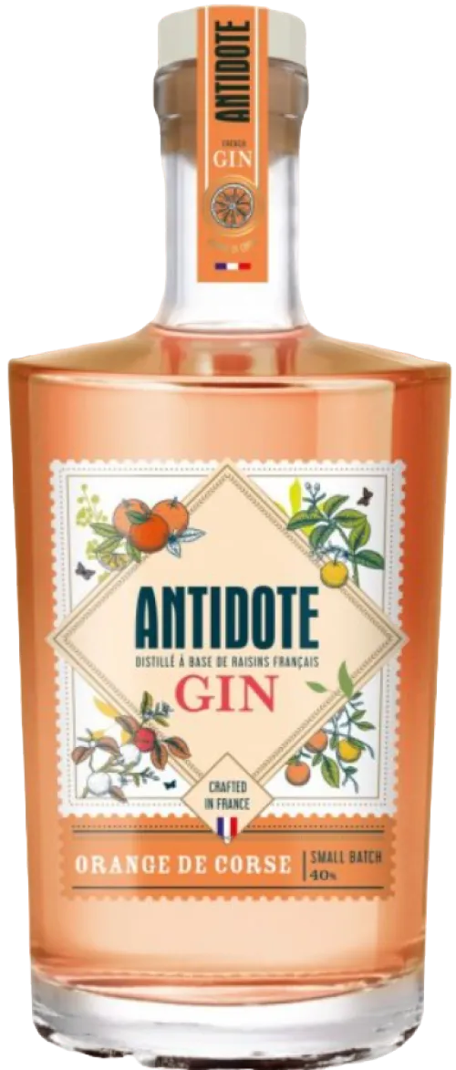 Gin Antidote Orange de Corse Made in France