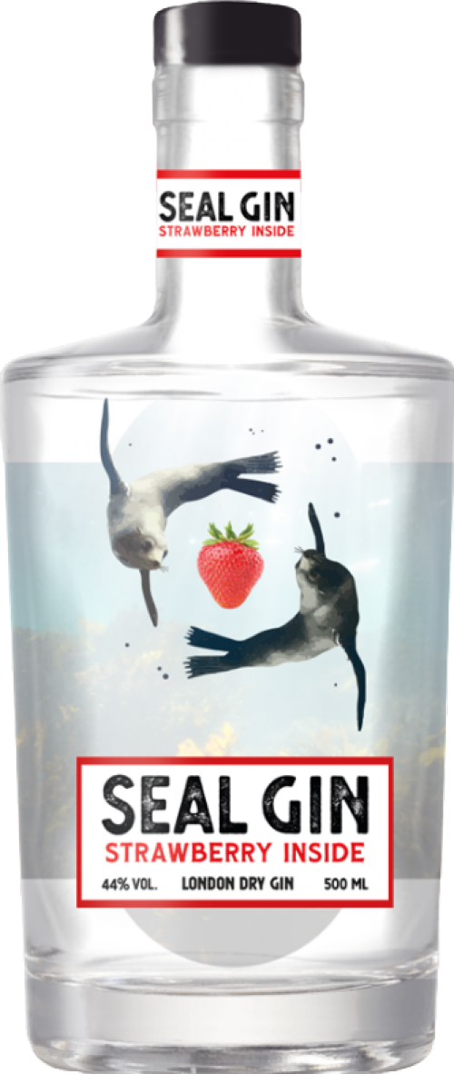 Seal Gin Strawberry Inside