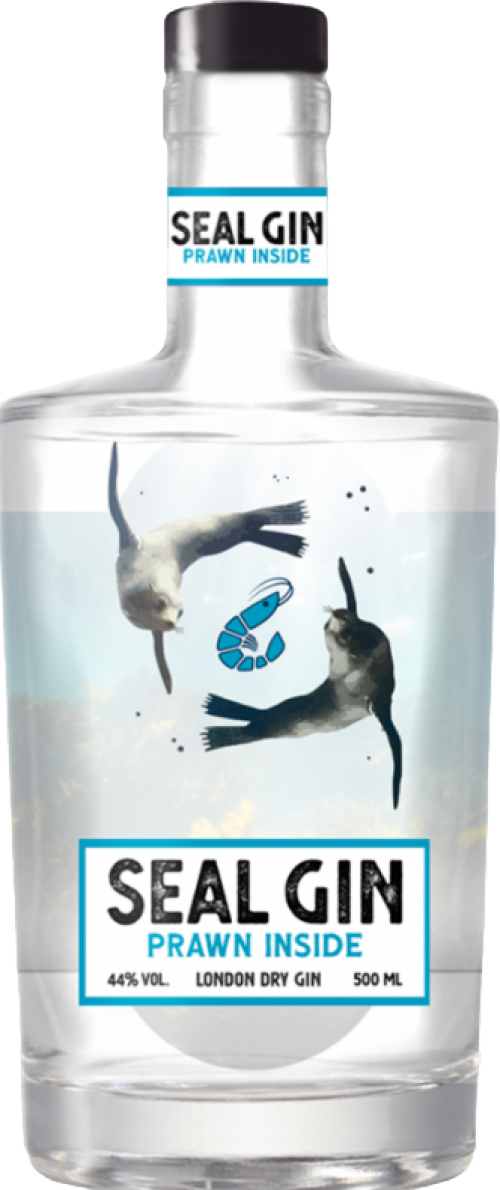 Seal Gin Prawn Inside