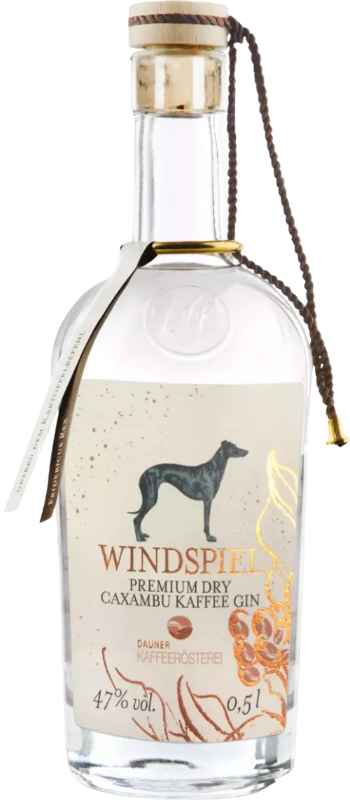 Windspiel Premium Dry Gin Caxambu Kaffee