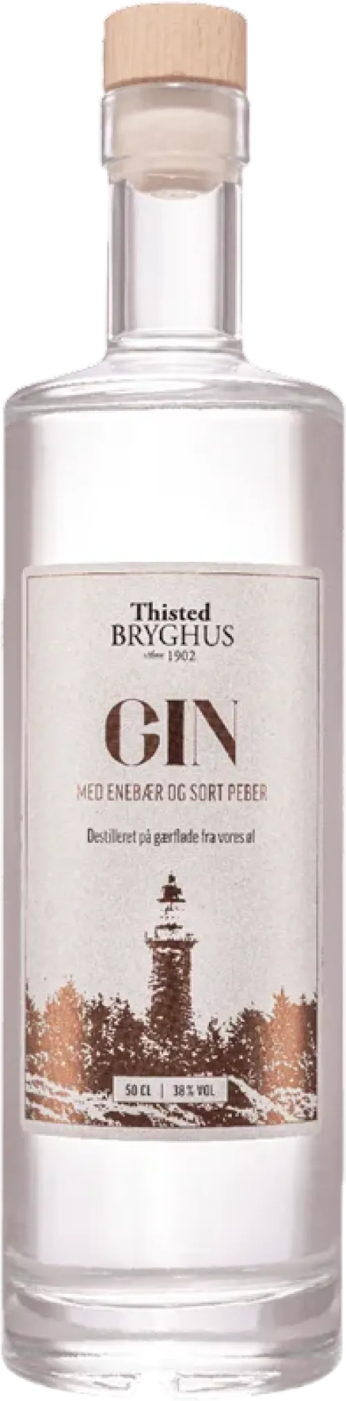 Thisted Bryghus Gin med enebær og sort peber