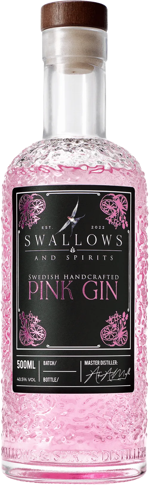 Swallows & Spirits Swedish Pink Gin