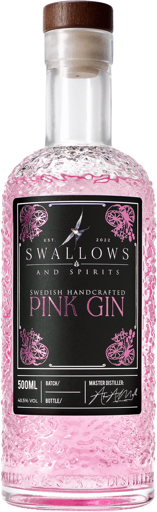 Swallows & Spirits Swedish Pink Gin